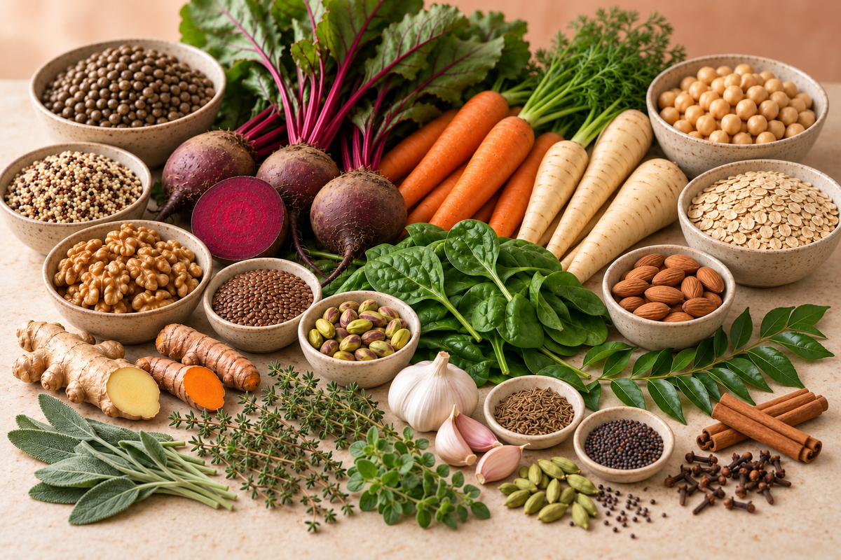 Hey!Hunger whole-food ingredients: main