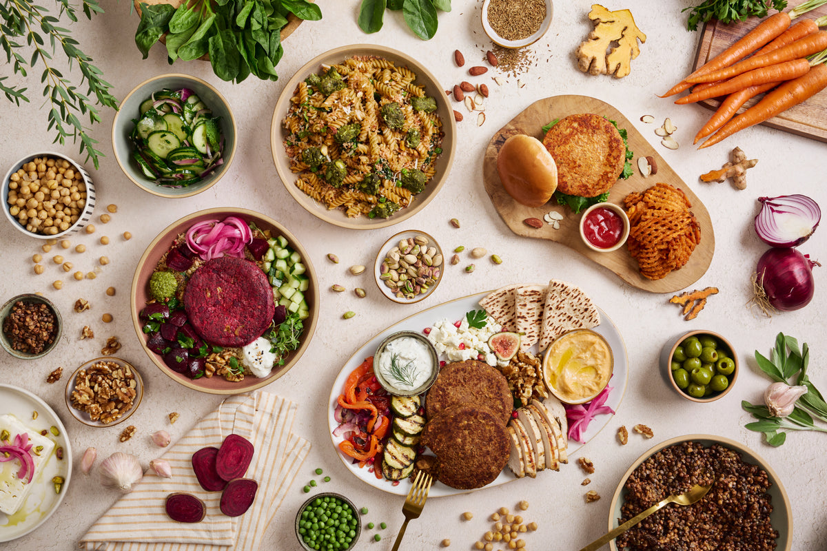 A shared meal with Hey!Hunger Veggie + Nut Patties